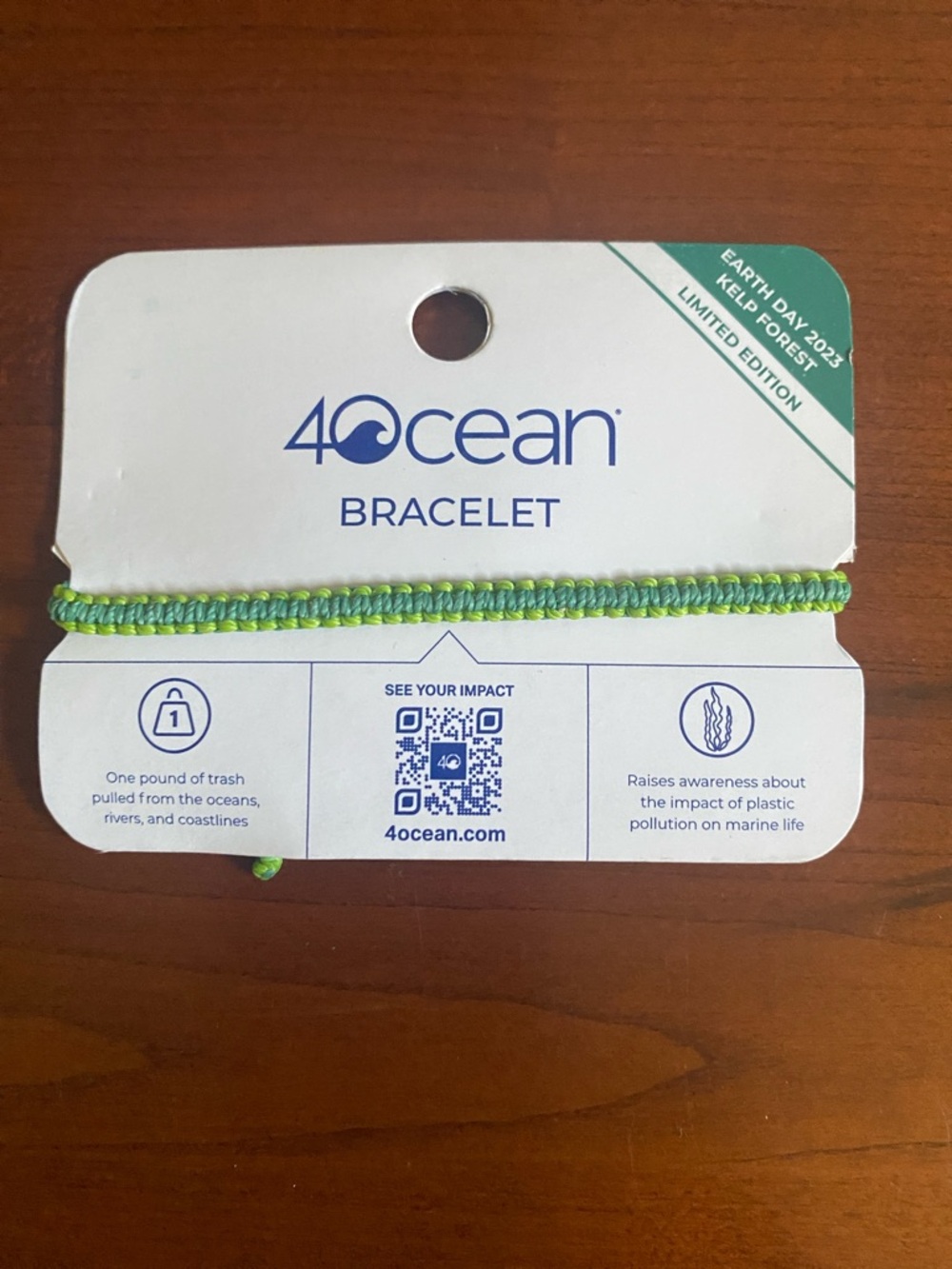 4Ocean Bracelet. Helps clean up the Oceans! NWT